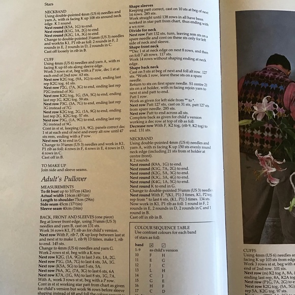 Vintage 1985 1st Edition Book: Glorious Knits by Kaffe Fassett - Picture 8 of 10